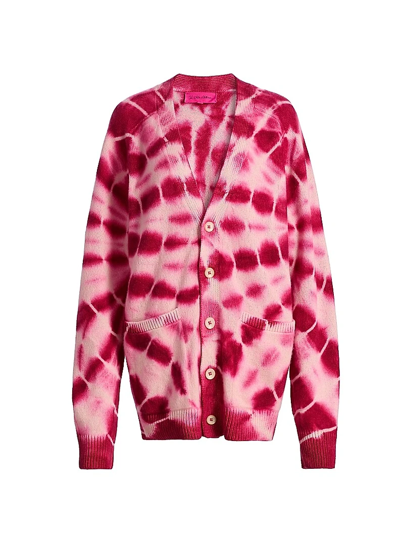Tie-Dye Relaxed Cardigan