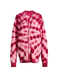 Tie-Dye Relaxed Cardigan