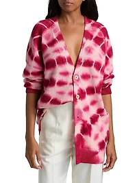 Tie-Dye Relaxed Cardigan