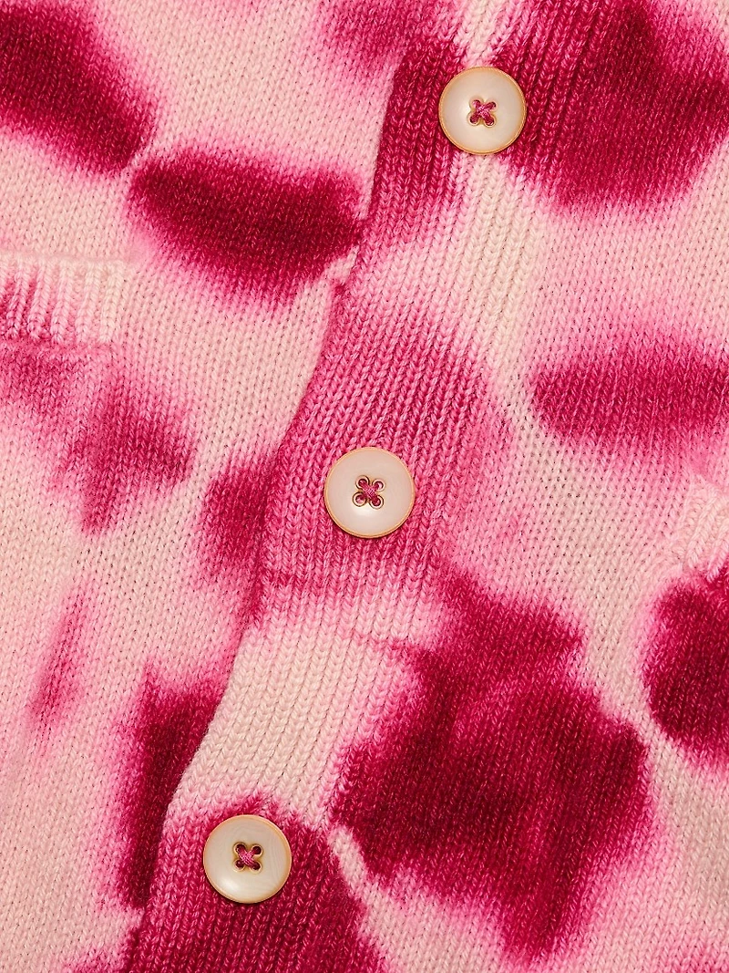 Tie-Dye Relaxed Cardigan