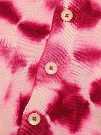 Tie-Dye Relaxed Cardigan
