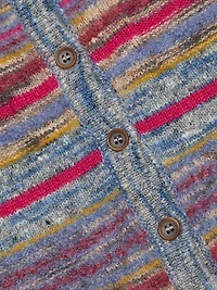 Explorer Striped Cashmere-Blend Cardigan