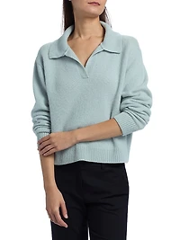 Cashmere Polo Sweater