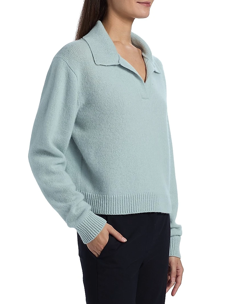 Cashmere Polo Sweater