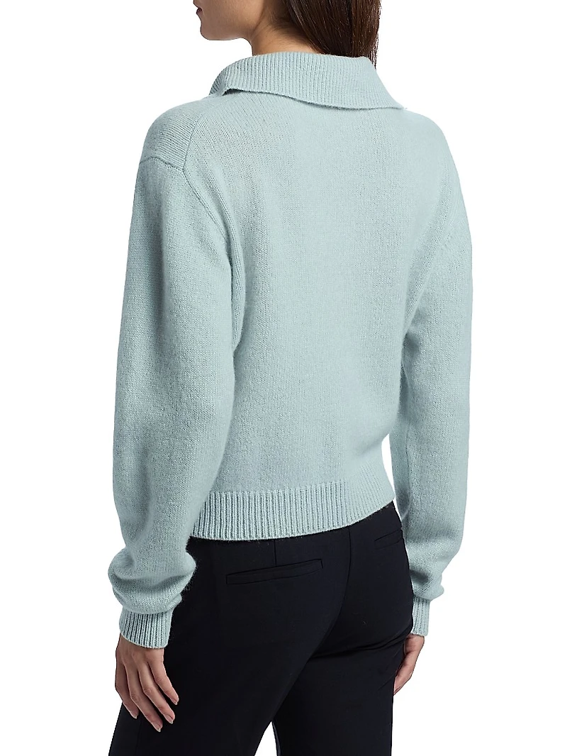 Cashmere Polo Sweater