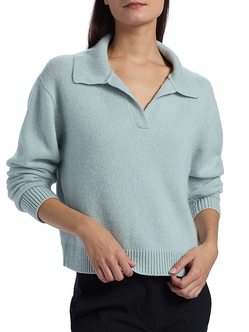 Cashmere Polo Sweater
