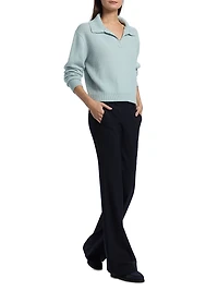 Cashmere Polo Sweater