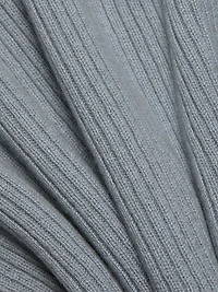 Ribbed Cashmere Crewneck Sweater