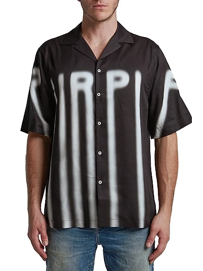 Faded Logo Camp Shirt