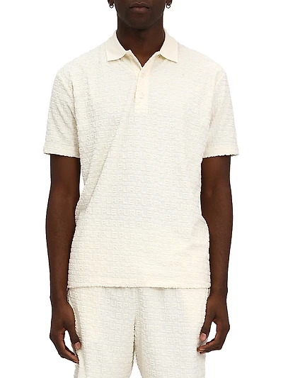 Terry Towel Polo Shirt
