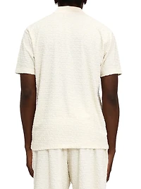 Terry Towel Polo Shirt