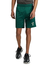 Solid Mesh Basketball Shorts