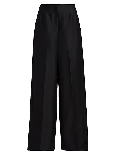 Delilah Wool-Silk Trousers