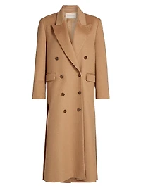 Lilli Camel Hair Double-Breasted Coat