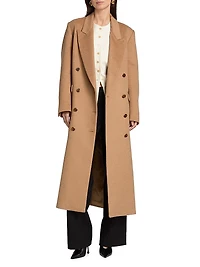 Lilli Camel Hair Double-Breasted Coat