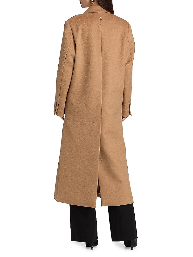 Lilli Camel Hair Double-Breasted Coat