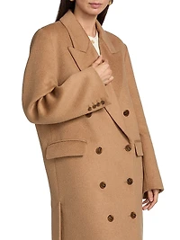 Lilli Camel Hair Double-Breasted Coat