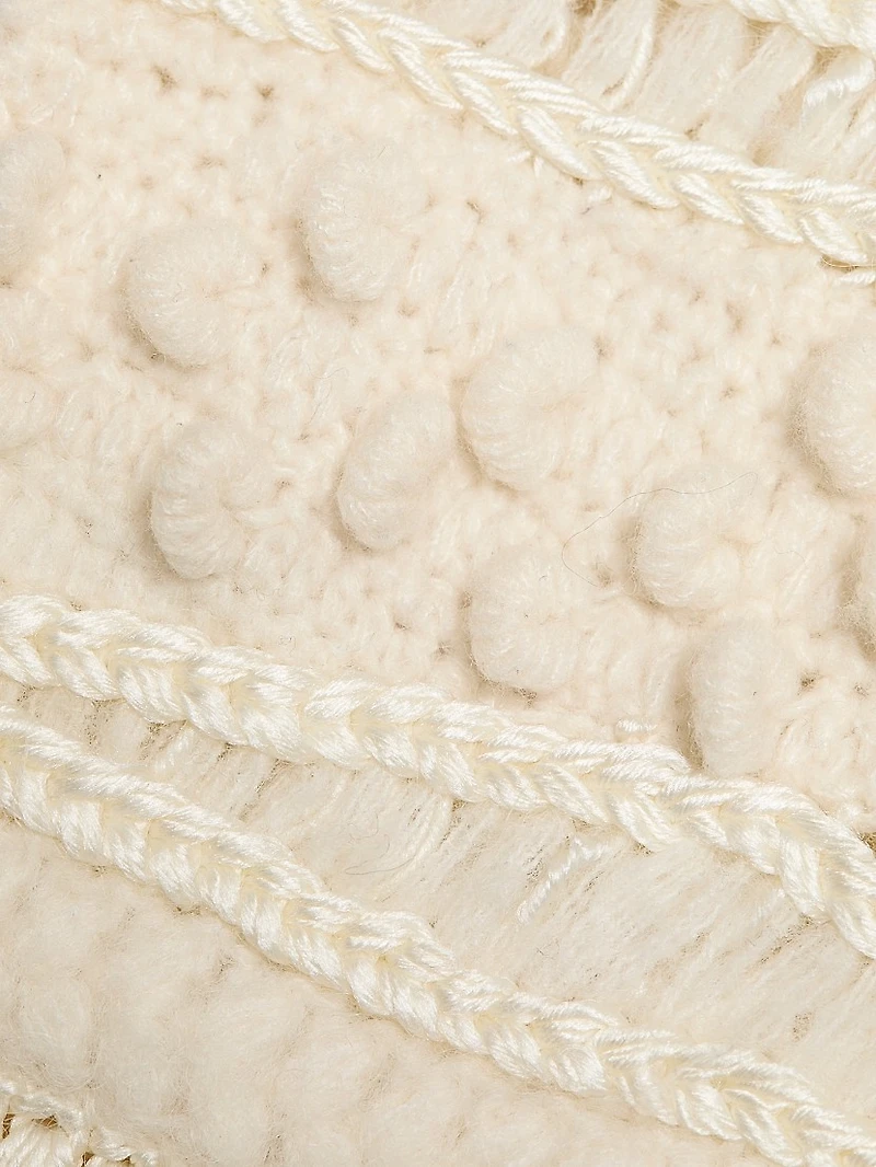 Vida Crochet Silk-Blend Cardigan