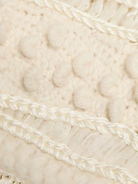 Vida Crochet Silk-Blend Cardigan