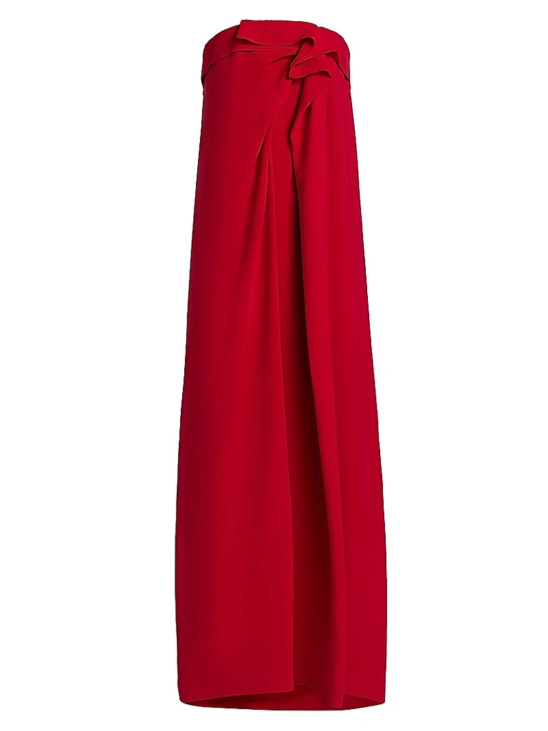 Manuela Silk Strapless Gown