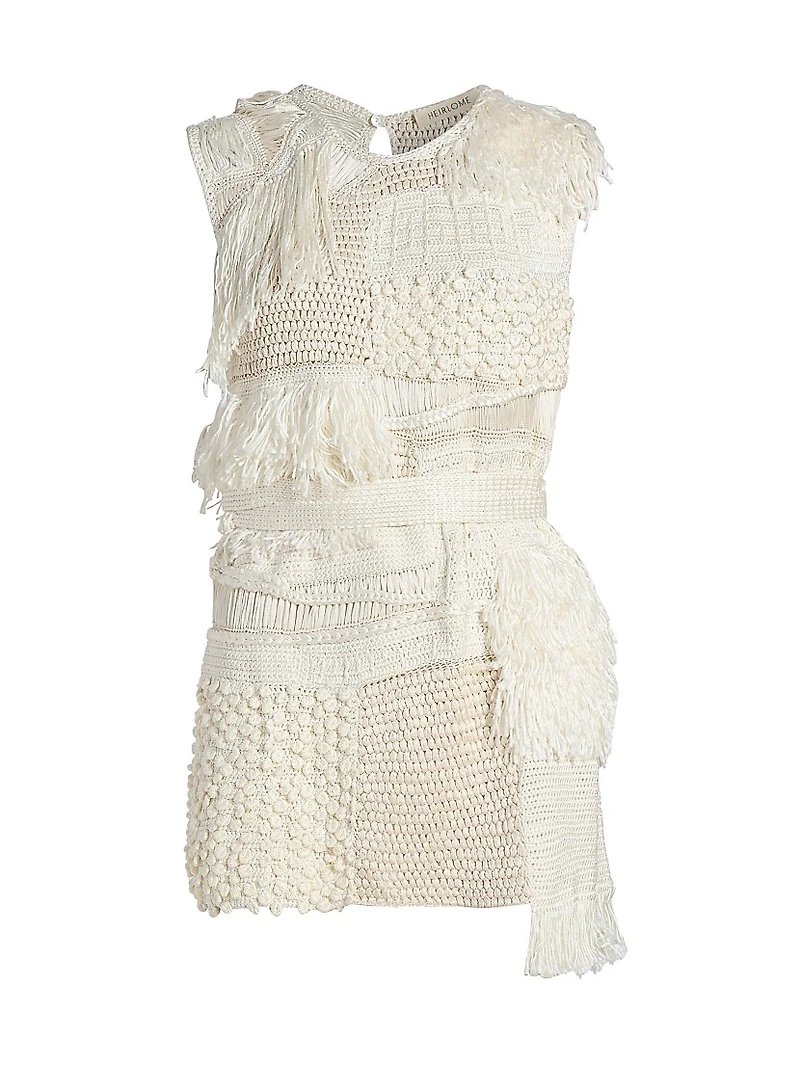 Laia Crochet Silk Top