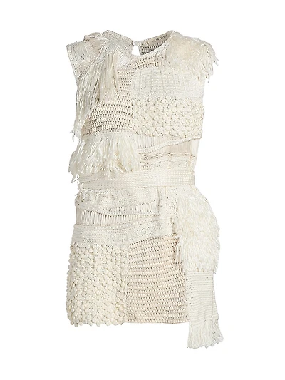 Laia Crochet Silk Top