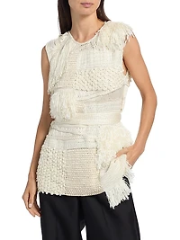 Laia Crochet Silk Top