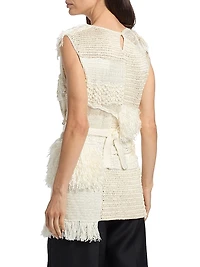 Laia Crochet Silk Top