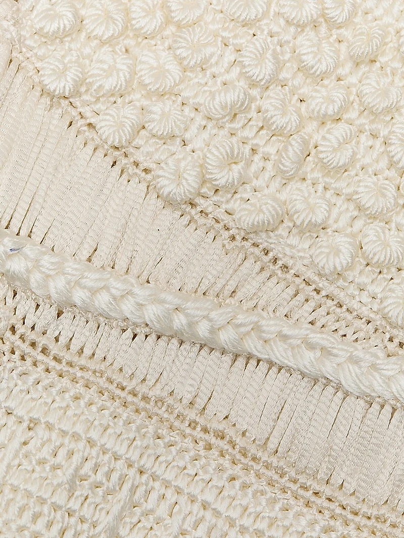 Laia Crochet Silk Top