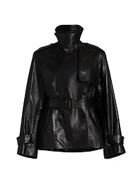 Iggy Double-Breasted Leather Jacket