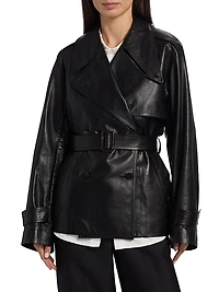 Iggy Double-Breasted Leather Jacket