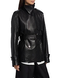 Iggy Double-Breasted Leather Jacket