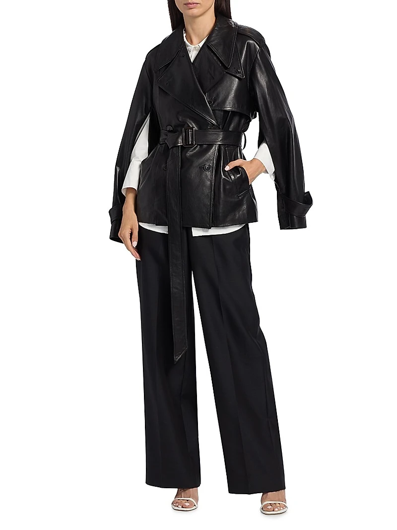 Iggy Double-Breasted Leather Jacket