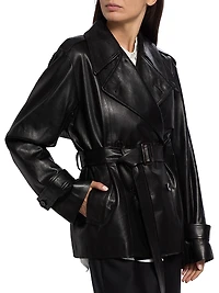 Iggy Double-Breasted Leather Jacket