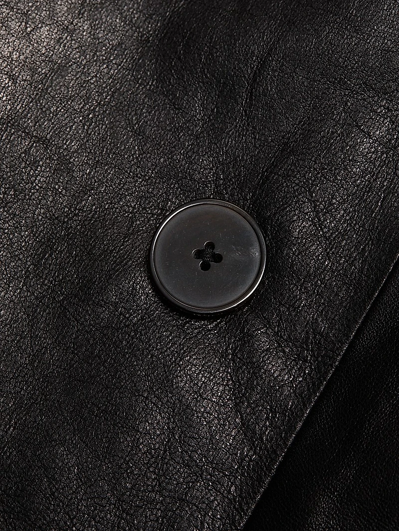 Iggy Double-Breasted Leather Jacket