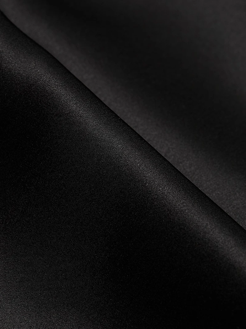 Agatha Silk Asymmetric Midi-Skirt