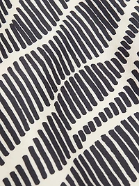 Milagros Striped Silk Boxy Crop Top