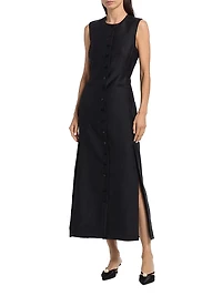 Paulina Wool-Silk Maxi Dress