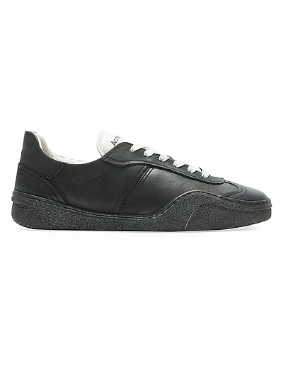 Bars Nubuk Leather Low-Top Sneakers