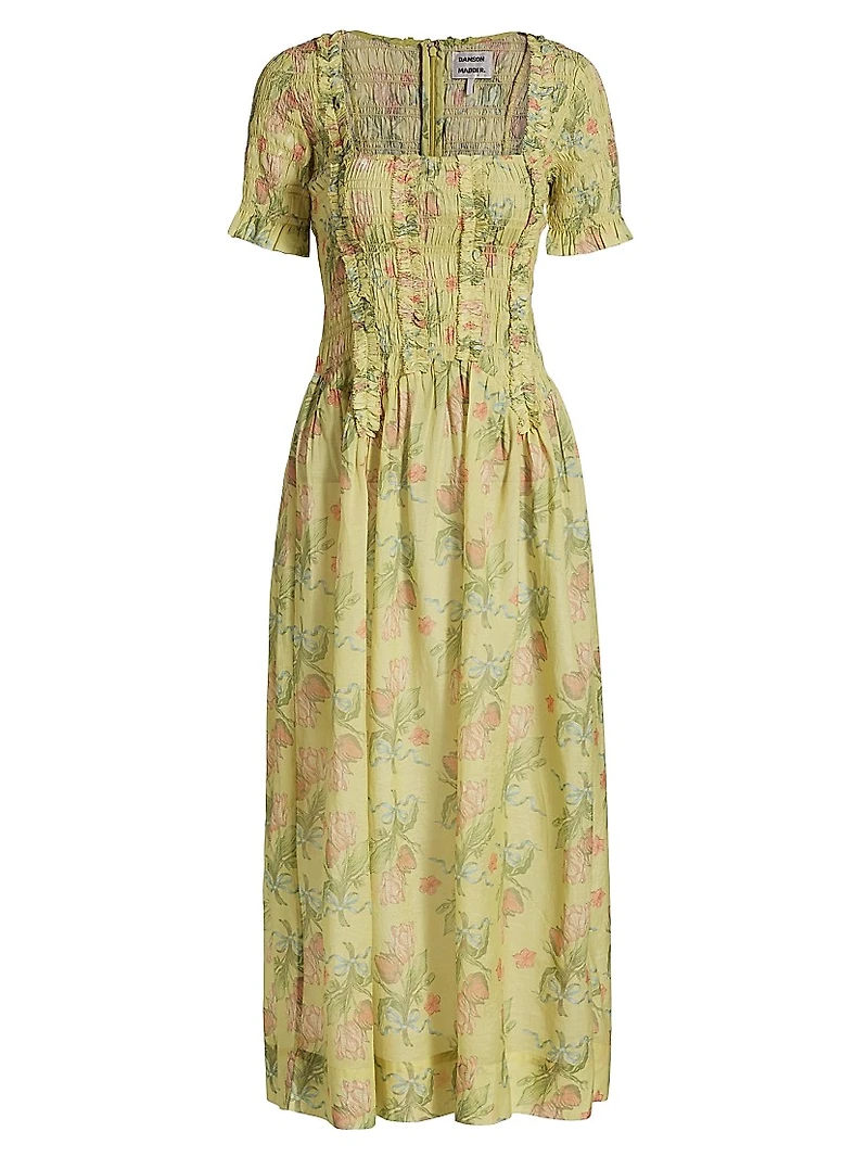 Raphaela Ruffle Midi-Dress