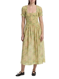 Raphaela Ruffle Midi-Dress