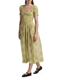 Raphaela Ruffle Midi-Dress