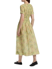 Raphaela Ruffle Midi-Dress