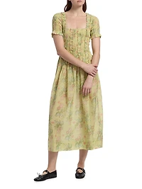 Raphaela Ruffle Midi-Dress