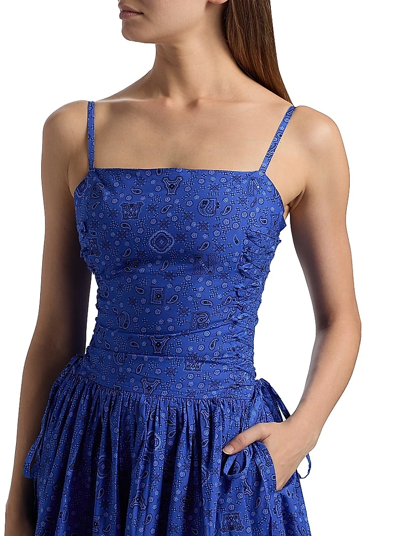 Angelina Drop-Waist Midi-Dress