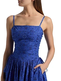 Angelina Drop-Waist Midi-Dress