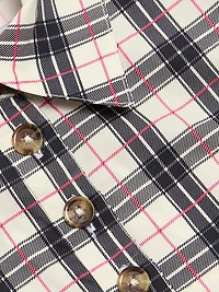 Harley Plaid Belted Shirt