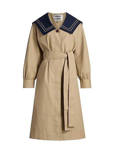 Ella Cotton Trench Coat