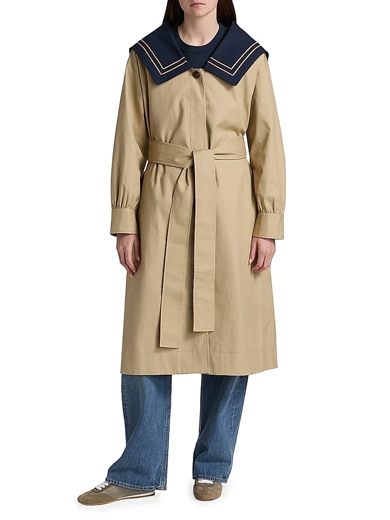 Ella Cotton Trench Coat
