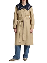 Ella Cotton Trench Coat